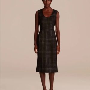 NWT Rebecca Taylor Crosshatch U Neck Wool Dress 2